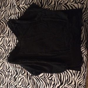Plain black shirt