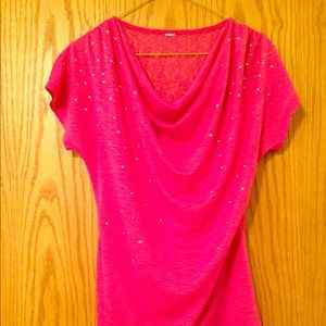Women pink blouse small