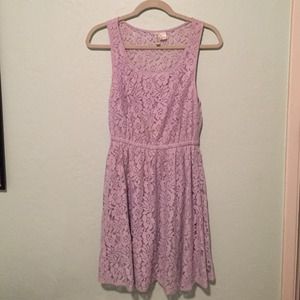 "Divided" dress - size 8 - lavendar