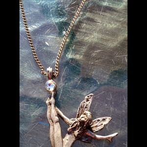 Fairy Pewter Necklace