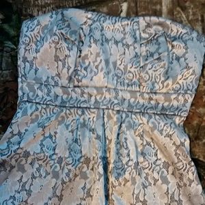 Strapless dress shirt