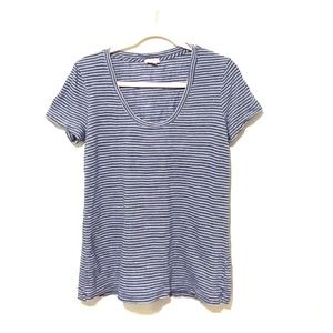 "Splendid" t-shirt - M - blue and white
