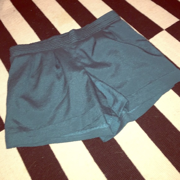 Nordstrom BP Teal Satin Shorts