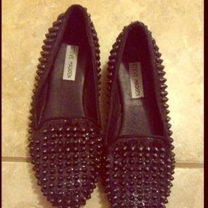 Stevemadden black loafers
