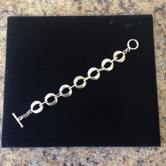 Authentic Silver Toggle Clasp Bracelet