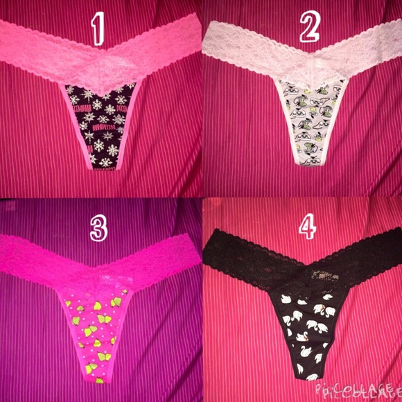 Victoria's Secret cute panty free size set