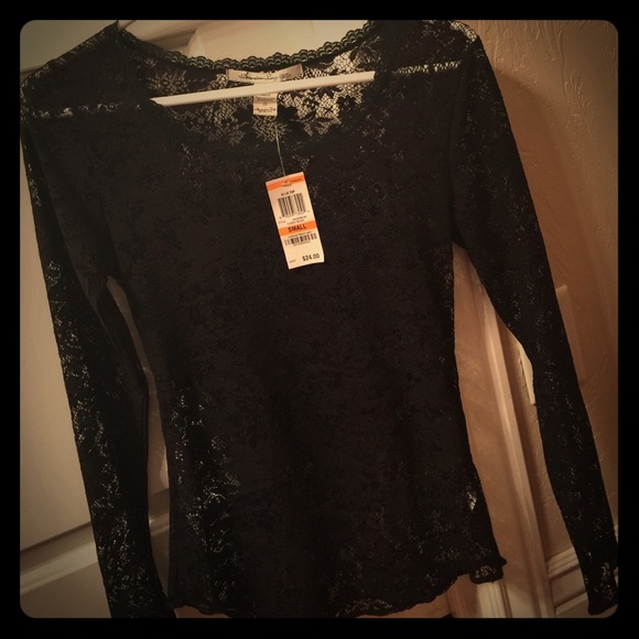 American Rags lace shirt.  Size s