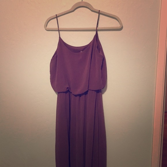 "Cefian" maxi dress - M - dark grey/taupe
