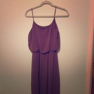 "Cefian" maxi dress - M - dark grey/taupe