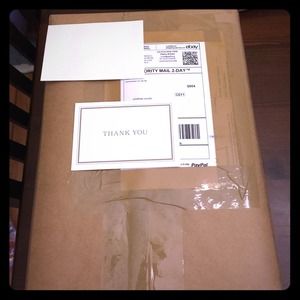 Shipping tomorrow morning!