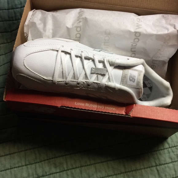Brand new white shoes