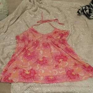 Pink halter