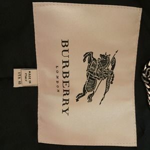 Authentic Burberry houndstooth wool dress coat