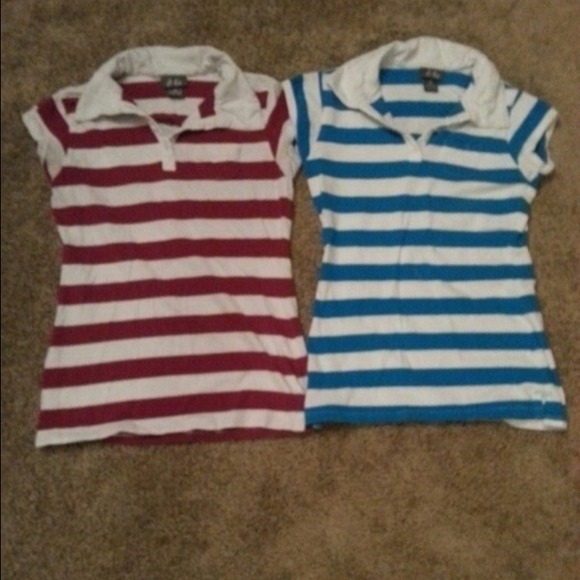 2 polo collar shirts from dots