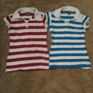 2 polo collar shirts from dots