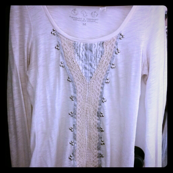 Chic Embellished Long Sleeve