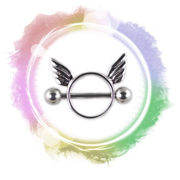 Angel Wing Nipple Rings