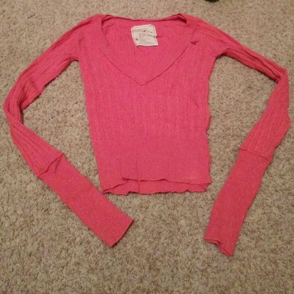 Pink Hollister sweater