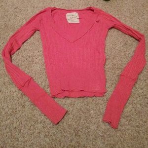 Pink Hollister sweater