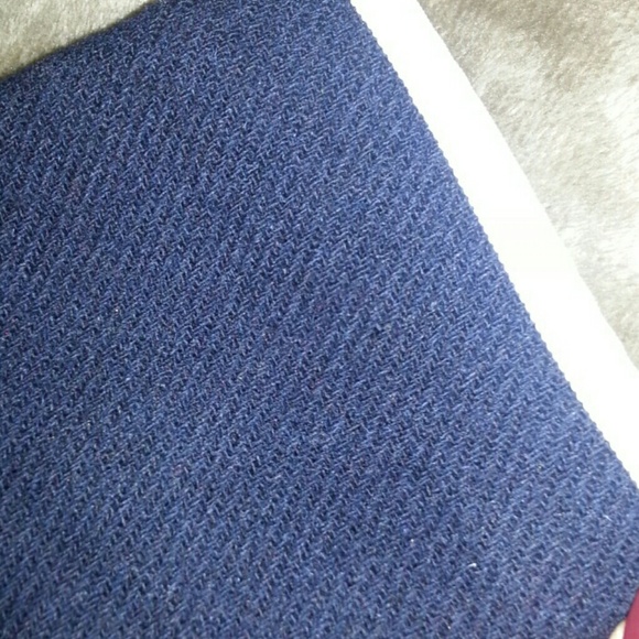 Navy Blue Blazer w/ white outlining - Picture 3 of 4