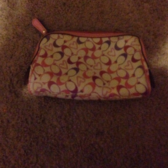 Coach makeup bag