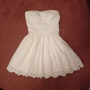 White Hollister dress