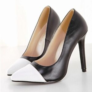 4" Pointed Toe Color-Block Pumps