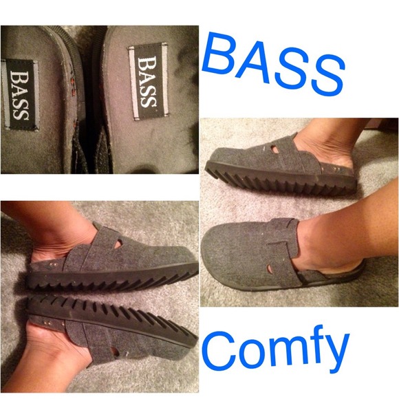 Comfy Grey Clogs made by BASS. Size 11