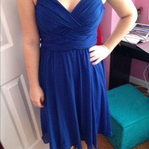 Blue classy dress