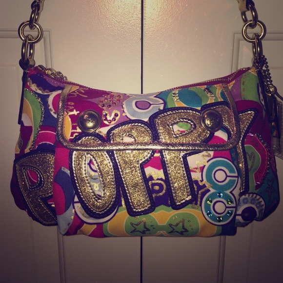 Coach Multicolor 'Poppy' Handbag