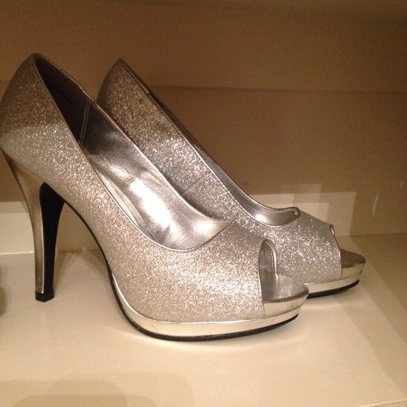 Silver Rampage Heels