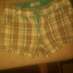 Plaid shorts