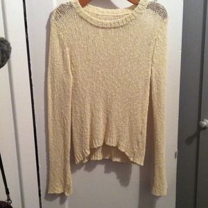 Brandy Melville Cream Knit Sweater