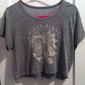 UO Gray Crop Top