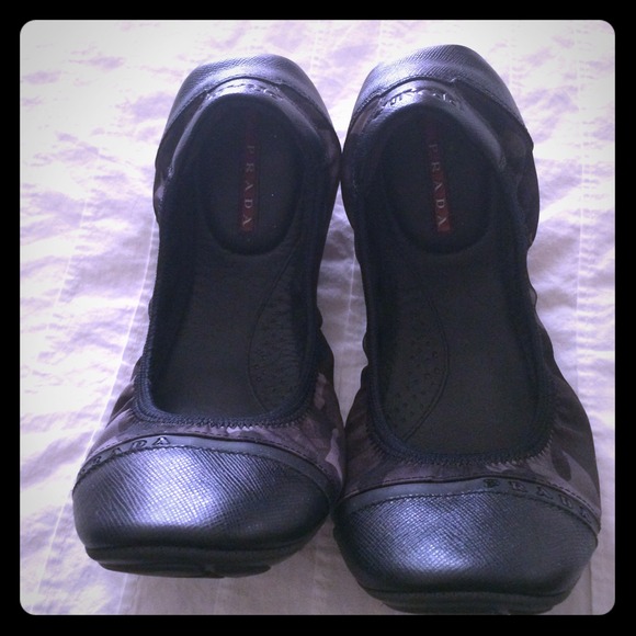 Prada camo flats 8
