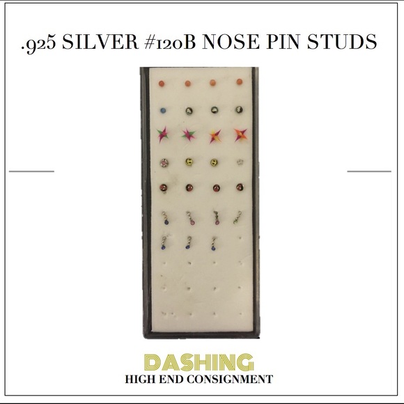 Assortment of .925 Silver #120B Nose Pin Studs