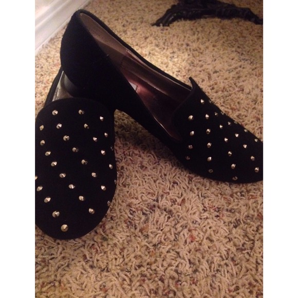Steve Madden studded loafers