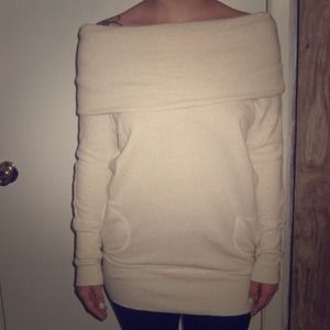 Aerie off the shoulder sweater dress!