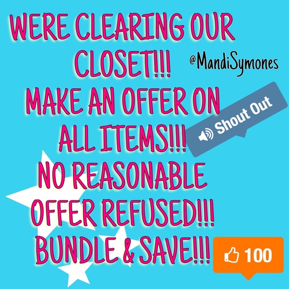 🎉🎉CLOSET CLEARING SALE 📢📣