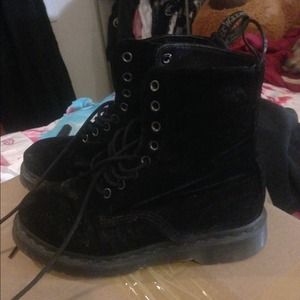 Velvet doc martens