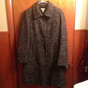 Women's wool blend dress coat