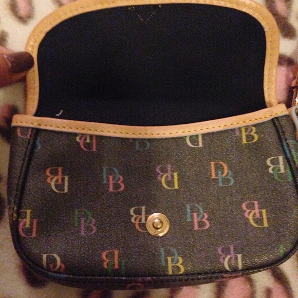 Black Dooney & Bourke Wristlet - Picture 3 of 4