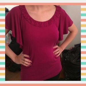 Banana Republic magenta top