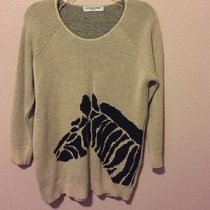 Zebra animal sweater!