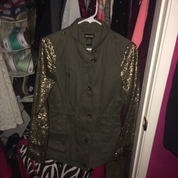Army green jacket