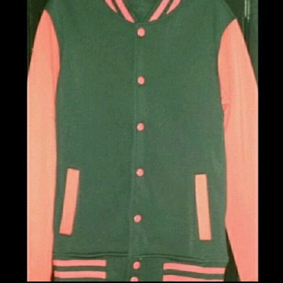 Soft Varsity Jacket without print - Picture 2 of 2