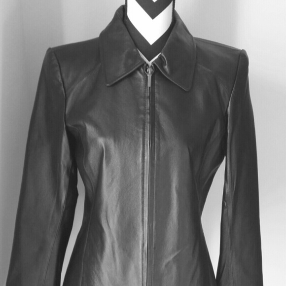 Never worn Leather Jacket.