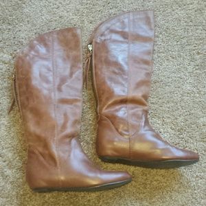Cognac Steve Madden boots