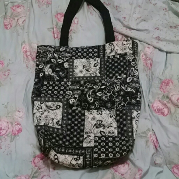 Handmade Vera Bradley-esque quilted tote bag