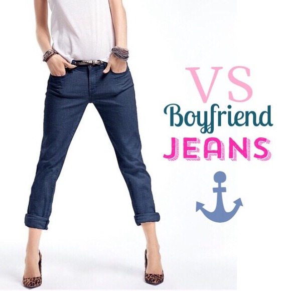 victoria secret boyfriend jeans